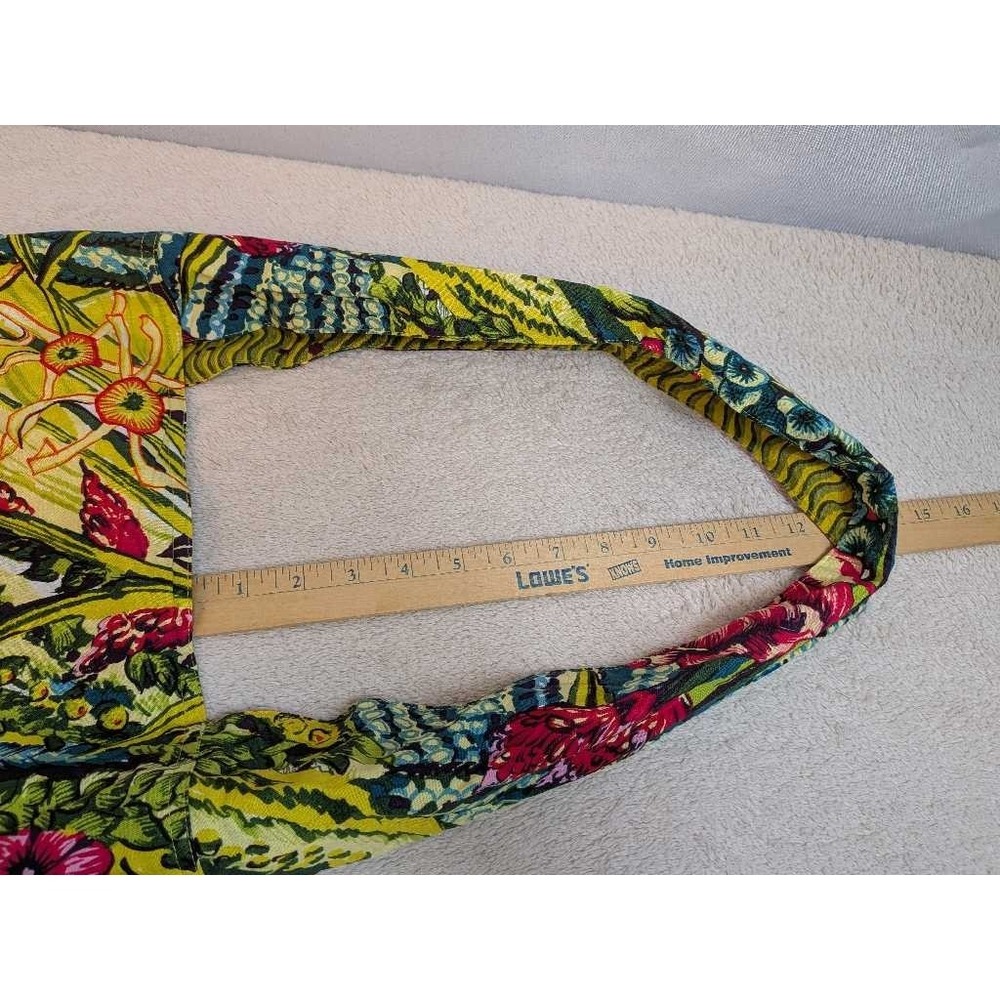 Green Girl Eco Tote Bag‎ Reusable Shopping Bag NWT Tropical Floral Print - Picture 9 of 9